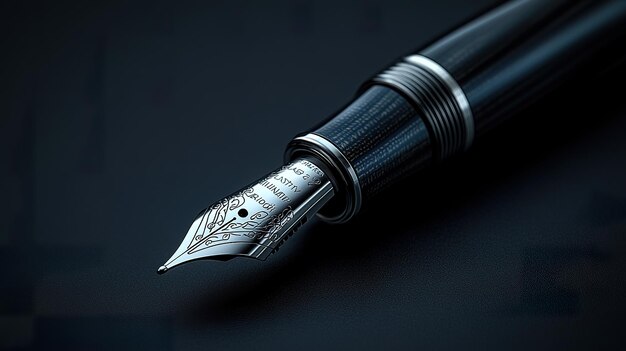 elegant fountain pen with detailed nib barrel 861171 28654